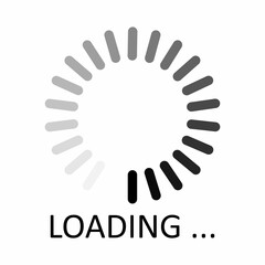 illustration or icon of the loading process