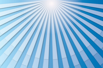 Sun rays vector. Abstract blue sun rays background