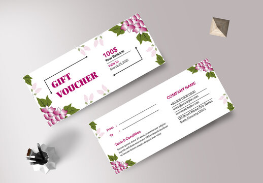 Special Gift Voucher Layout