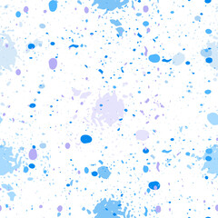 Bubbly colorful hand drawn seamless pattern.