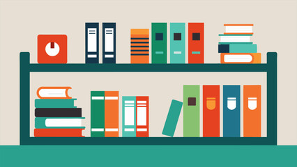 A wall lined with shelves of reference books manuals and training materials indicating the companys commitment to providing employees with the