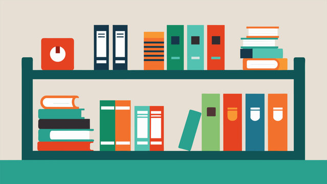 A wall lined with shelves of reference books manuals and training materials indicating the companys commitment to providing employees with the