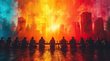 Coaches leading a professional development workshop, skills enhancement and learning