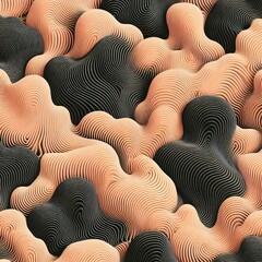 Fototapeta premium Tekstura geometryczna, fala, tapeta generative ai