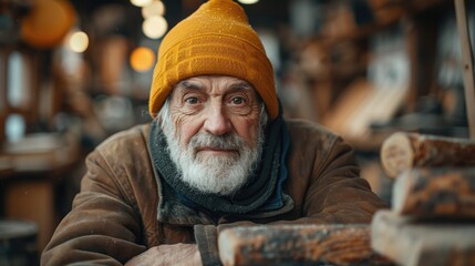 Craftsmen sharing woodworking skills and techniques, tradition and craftsmanship
