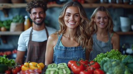 Dietitians advising clients on healthy eating plans, wellness and guidance