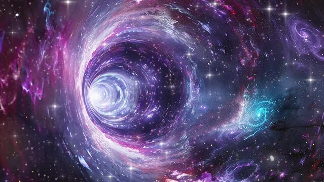 quantum highway odyssey ancient alien entity emerges. seamless looping overlay 4k virtual video animation background