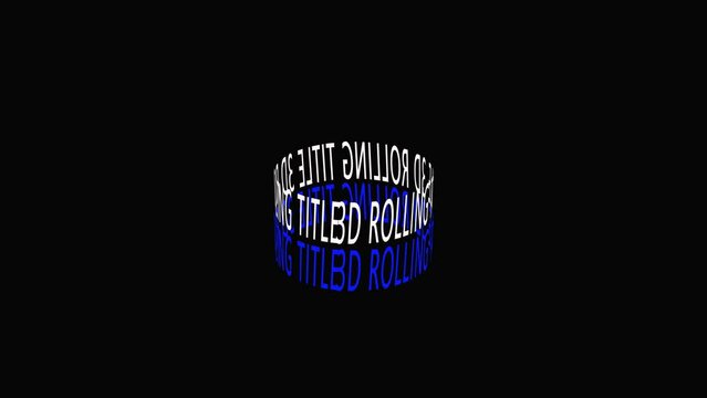  3D rolling title gif animation.mp4