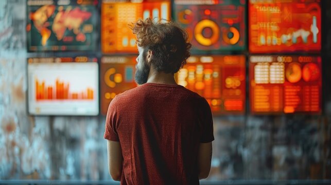 Software developer demoing a new application, functionality and innovation