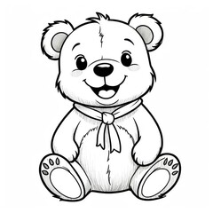 Obraz premium teddy bear cartoon