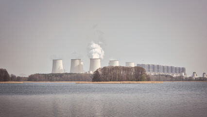 Kraftwerk Jänschwalde - Wärmekraftwerk - Braunkohle - Energie - Lausitz - Teichland - Brandenburg...