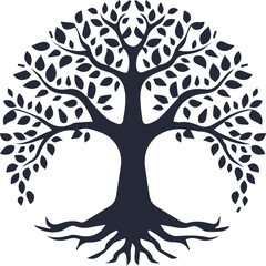 Elegant creative tree design of color