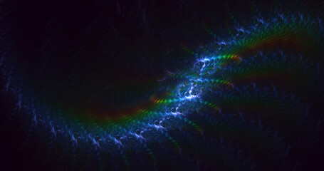 3D manual rendering abstract colorful fractal light background. Its not AI Generatd illustration.