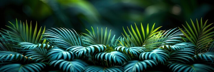 Abstract Background Gradient Palm Leaf Green, Background Images , Hd Wallpapers