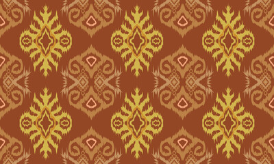 Hand draw Ikat Ethnic Seamless pattern Ikat geometric Indian style.Tribal ethnic vector texture. seamless striped pattern.great for textiles, banners, wallpapers, wrapping vector.