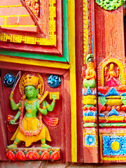 Fototapeta premium Nepal travel kathmandu bhaktapur kalinchowk nagarkot himalaya trekking