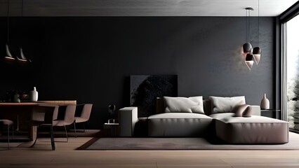 Contemporary Elegance: Embracing the Allure of Modern Dark Home Interiors