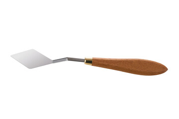 wooden handle painting knife without background PNG