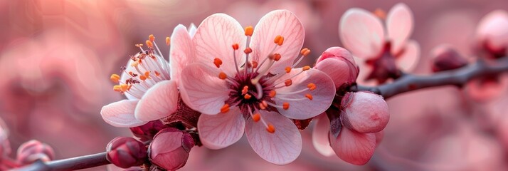 Abstract Background Gradient Plum Blossom, Background Images , Hd Wallpapers