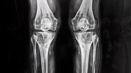 Fotobehang 膝のレントゲン03 © yukinoshirokuma