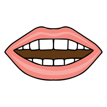mouth vector illustration
