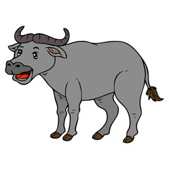 buffalo vector illustration