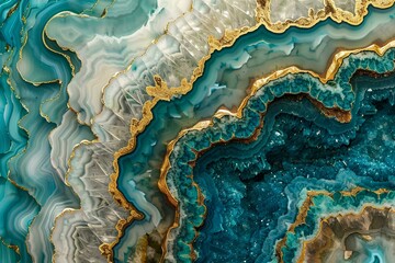 Marble abstract acrylic background. Marbling artwork texture. Agate ripple pattern. Gold powder.