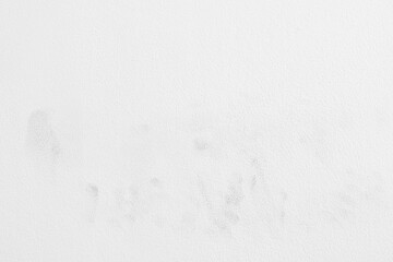 Dirty white painted grunge and rough concrete wall texture background. Stains on wall. Texture of...