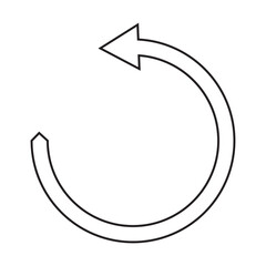 Refresh icon vector. Reload icon vector. Update icon.