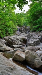 Beautiful scenery of Jiri Mountain in Korea