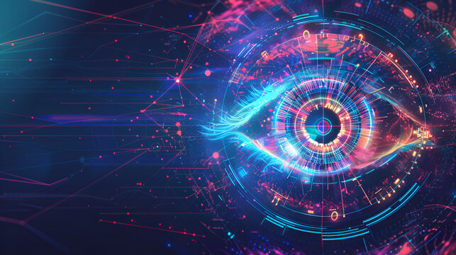 vibrant visionary digital art , generative ai