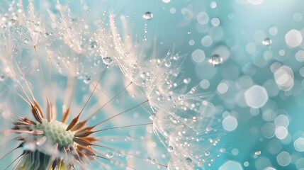 dandelion in water , generative ai