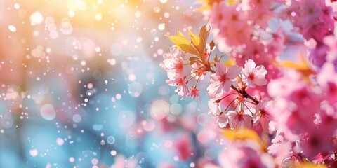 A photography of beautiful nature concept with spring background