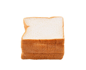 Sliced bread isolated on transparent background. PNG
