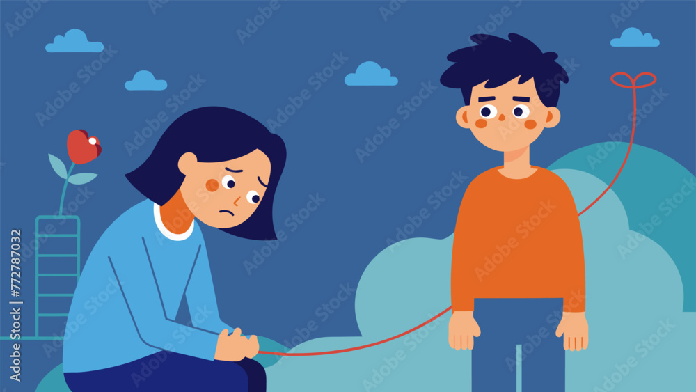 Poster a childs parent is physically present but emotionally distant showing little interest in their child