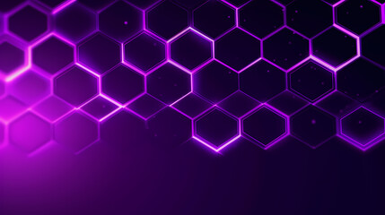 Obraz na płótnie Canvas Purple abstract hexagon background