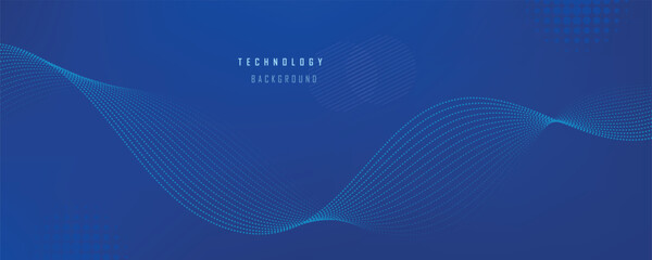 Abstract vector blue technology background. EPS10
