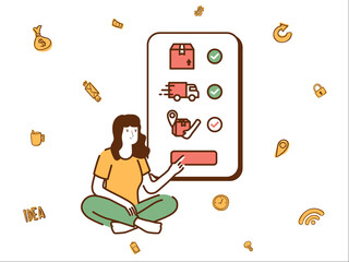 E-Commerce illustration Set