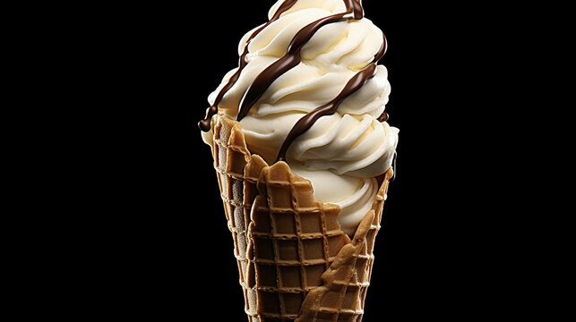ice cream cone high definition(hd) photographic creative image