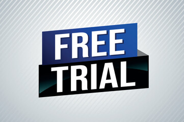 free trial poster banner graphic design icon logo sign symbol social media website coupon

