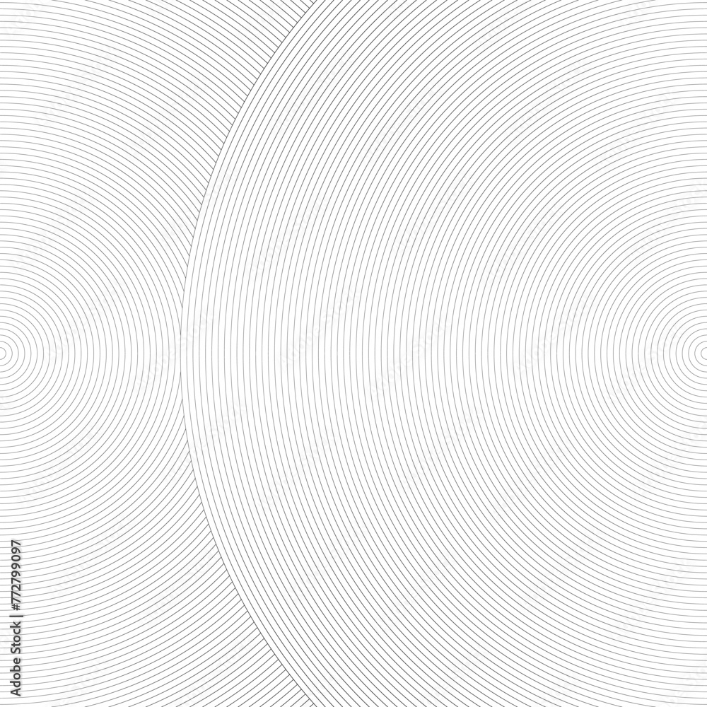 Poster abstract concentric circle background. line pattern design. monochrome graphic. circle for sound wav