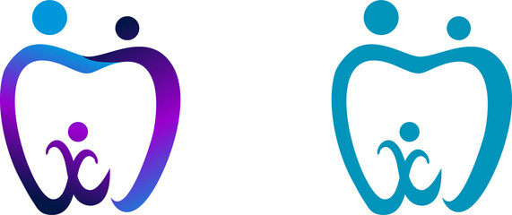 illustration of a pair of tooth