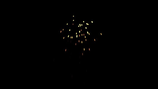 fireworks spark animation effects with alpha channel 
