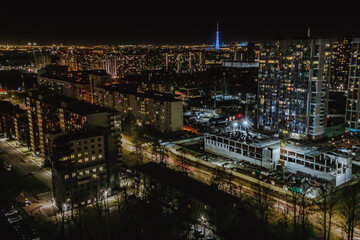 Fototapeta premium Saint Petersburg Nightscape