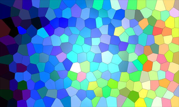 4K abstract colorful mosaic texture background. red, blue, yellow and green collage.
