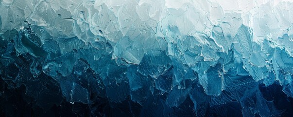 Textured ice pattern with light reflection - obrazy, fototapety, plakaty