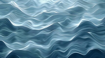 Obraz premium Abstract wavy pattern in blue tones