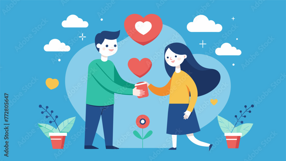 Poster a romantic partner expresses their love and devotion through small acts of kindness and consistent s