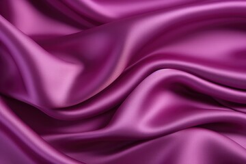 Closeup of rippled one color silk fabric Whole background Abstract background, AI generated