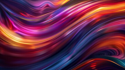Obraz premium Abstract colorful wave pattern